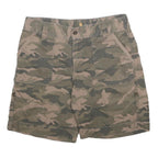 CARHARTT Womens Cotton Camouflage Cargo Shorts M W32 Practical Casual