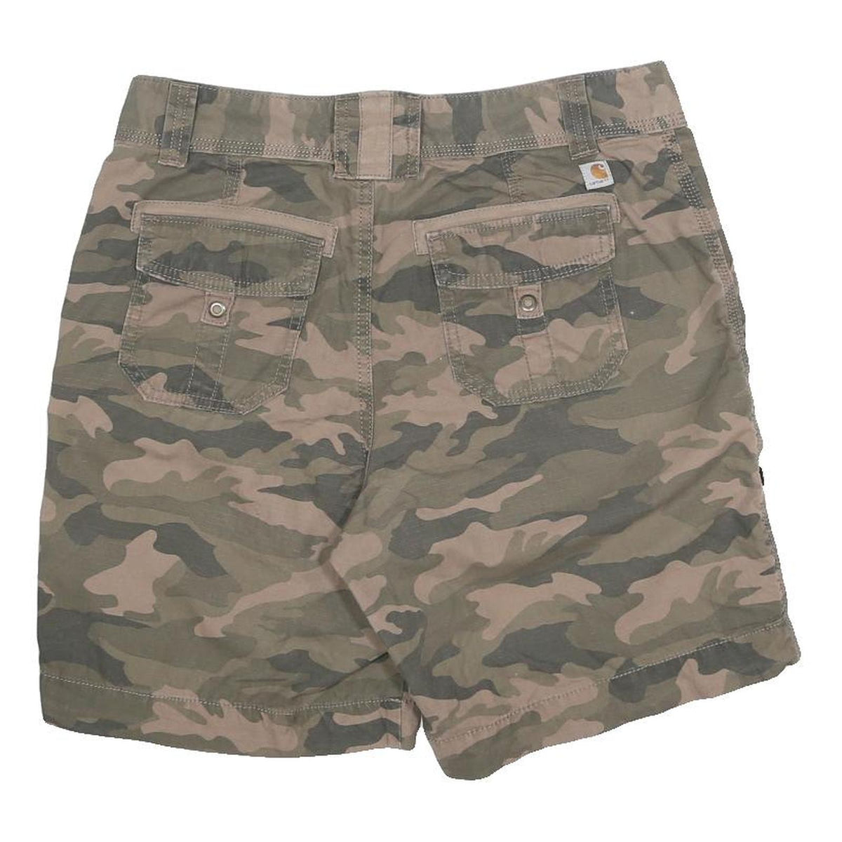 CARHARTT Womens Cotton Camouflage Cargo Shorts M W32 Practical Casual