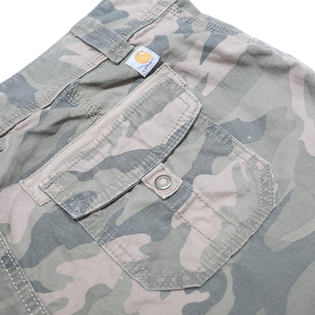 CARHARTT Womens Cotton Camouflage Cargo Shorts M W32 Practical Casual