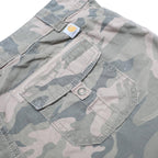 CARHARTT Womens Cotton Camouflage Cargo Shorts M W32 Practical Casual