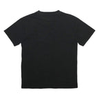 KARL KANI Mens Black Graphic T-Shirt XS Short Sleeve Crew Neck Signature Print