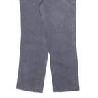 CARHARTT Womens Regular Fit Blue Cotton Blend Trousers W32 L30 Workwear Zip