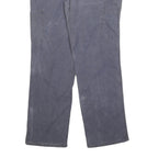 CARHARTT Womens Regular Fit Blue Cotton Blend Trousers W32 L30 Workwear Zip