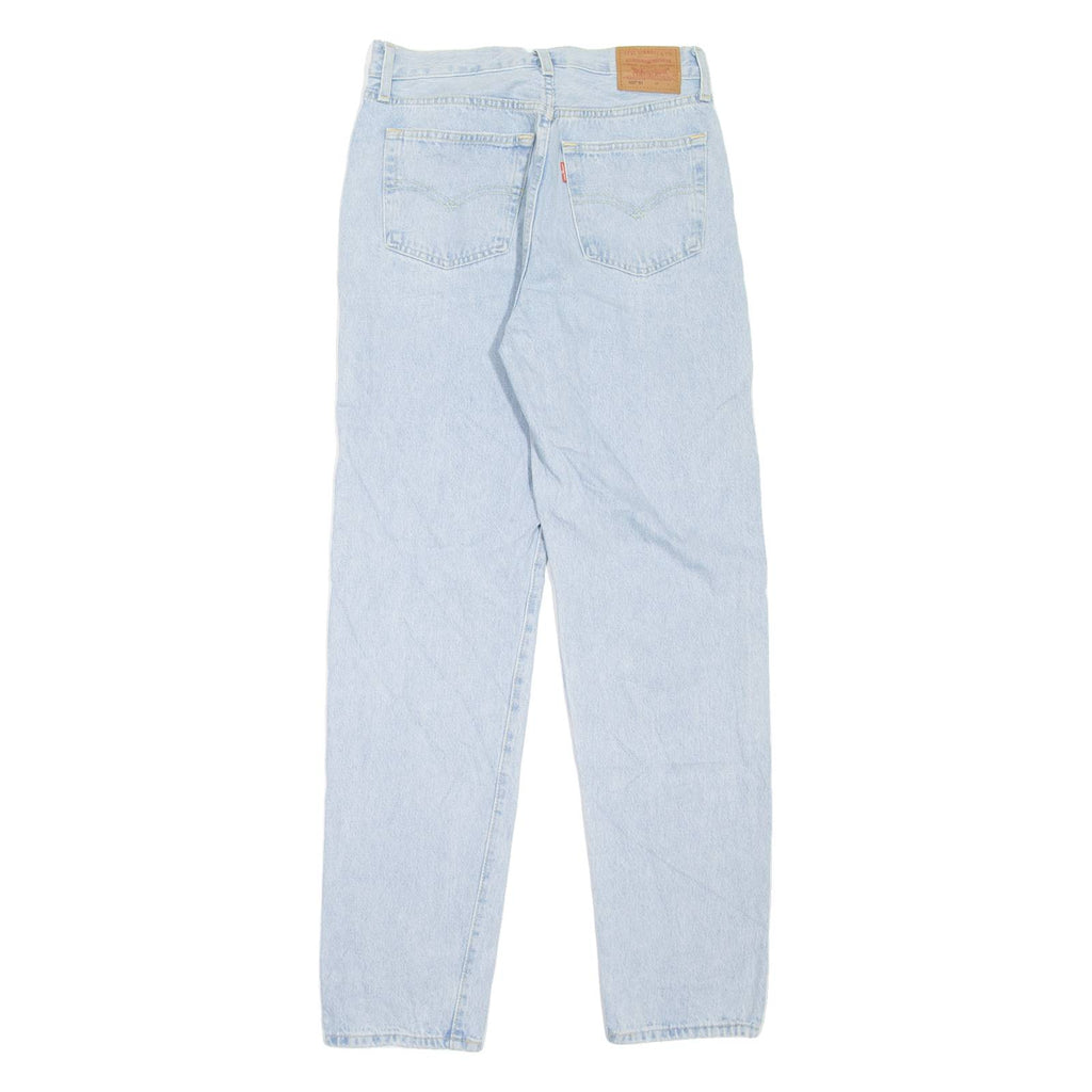 LEVI'S 501 BIG E Jeans 81 Womens Blue Regular Straight Stone Wash W27 L31