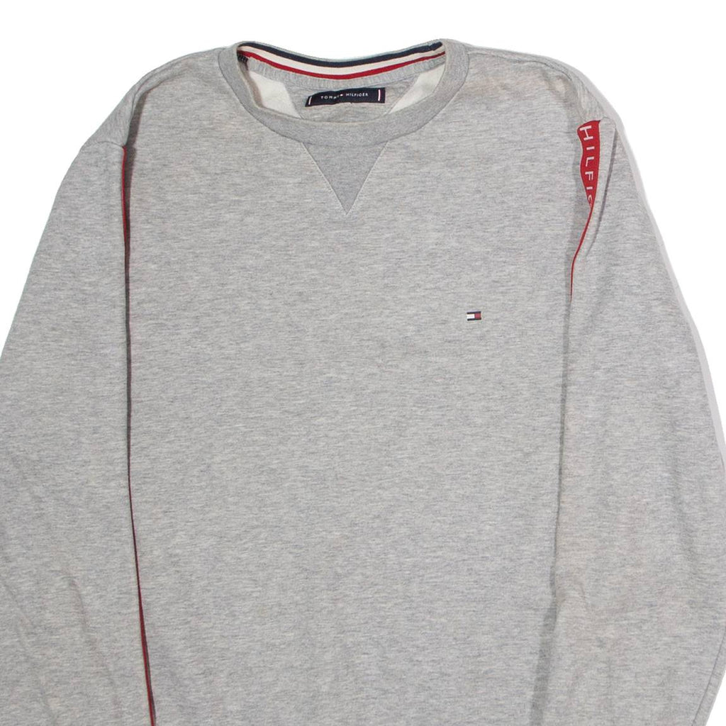 TOMMY HILFIGER Mens Sweatshirt Grey Crew Neck M