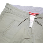 PUMA Womens Cotton Blend Beige Relaxed Trousers W31 L32 Casual Drawstring