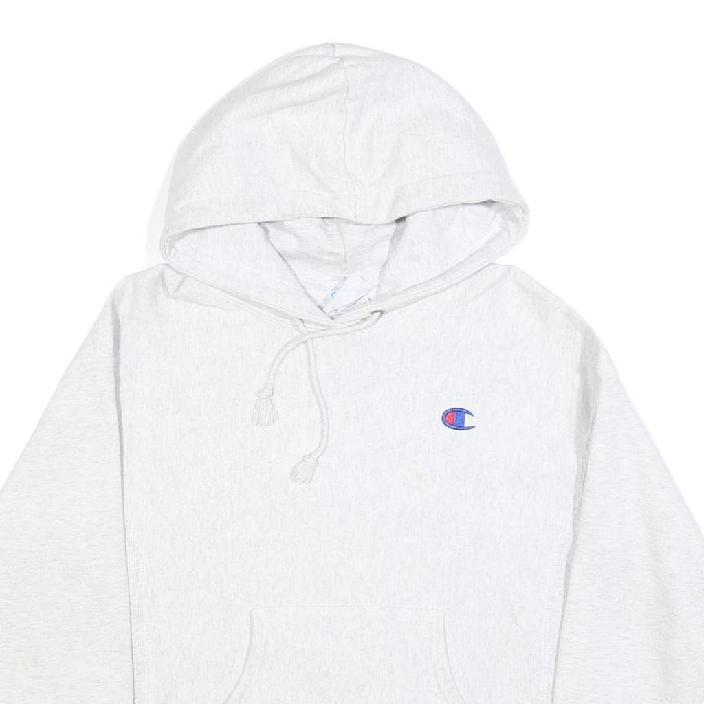 CHAMPION REVERSE WEAVE Womens White Pullover Hoodie S Cotton Blend Casual Wear