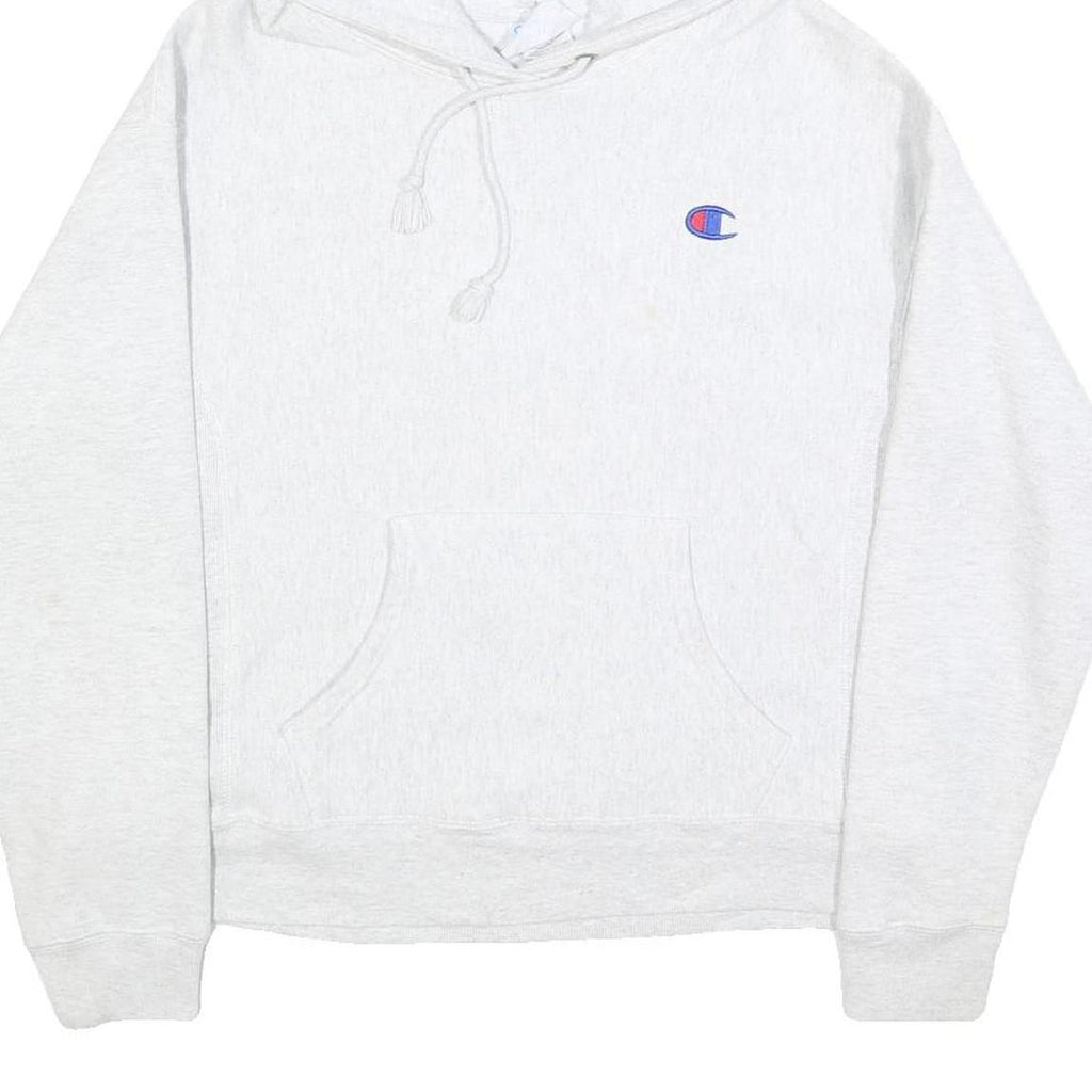 CHAMPION REVERSE WEAVE Womens White Pullover Hoodie S Cotton Blend Casual Wear