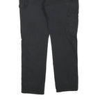 DICKIES Mens Black Cotton Blend Regular Fit Straight Leg Trousers W34 L30