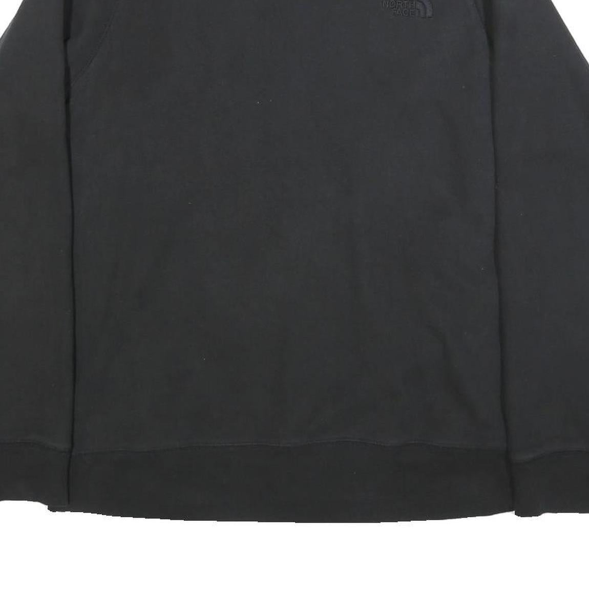 THE NORTH FACE Mens Black Crew Neck M Cotton Blend Sweatshirt Outdoor Casual