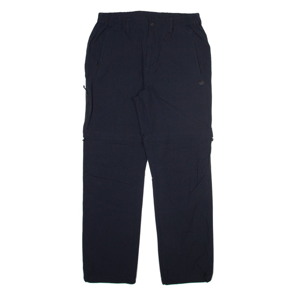 Detachable Legs Mens Trousers Black Regular Straight W31 L30