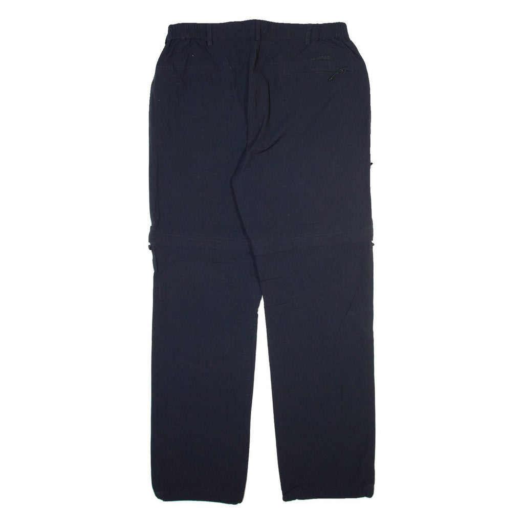 Detachable Legs Mens Trousers Black Regular Straight W31 L30