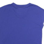 NIKE Womens Blue Graphic T-Shirt M Sleeveless V-Neck Sports Fitness