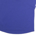 NIKE Womens Blue Graphic T-Shirt M Sleeveless V-Neck Sports Fitness