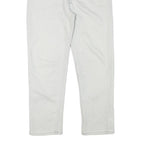 LEVI'S Mens Jeans White Regular Straight Denim W35 L29 Classic Cotton Blend Zip