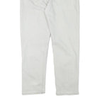 LEVI'S Mens Jeans White Regular Straight Denim W35 L29 Classic Cotton Blend Zip