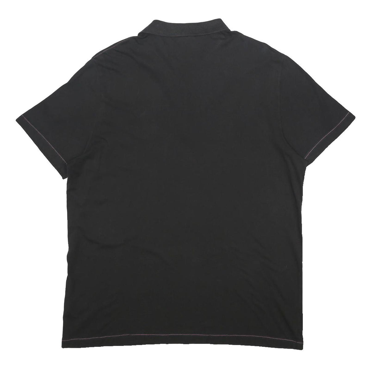PUMA Mens Black & Pink Polo Shirt 2XL Cotton Short Sleeve Basic Sporty