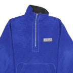 FILA Mens Blue Polyester Pullover Plain Crew Neck Regular L Jumper Sport