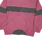 ETIRE Womens Pink & Black Zip Jacket S Polyester Blend Casual Outdoor