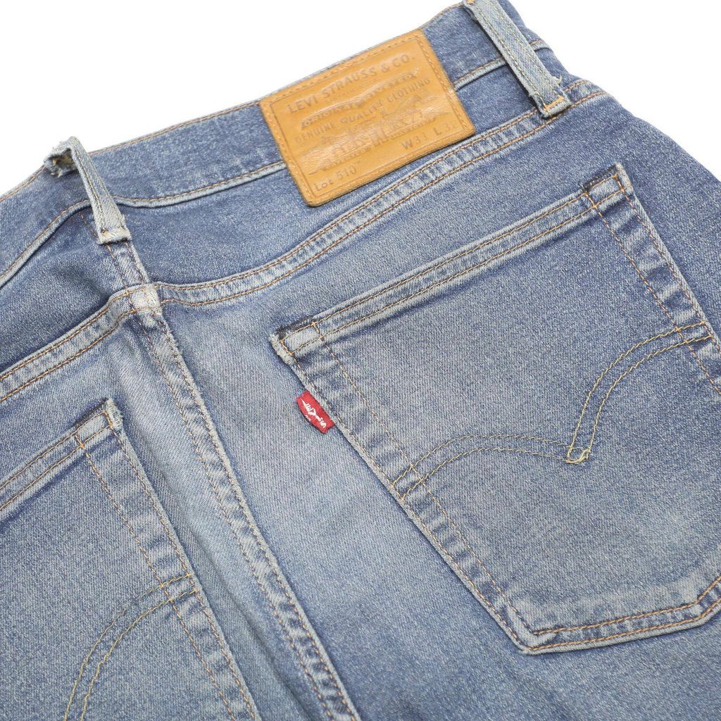 LEVI'S 510 BIG E Mens Jeans Blue Slim Skinny Denim W31 L32 Classic Cotton Blend