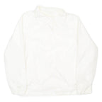 CURRENT SEEN Womens Coach Jacket White Nylon M
