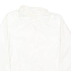 CURRENT SEEN Womens Coach Jacket White Nylon M