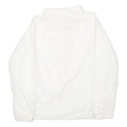 CURRENT SEEN Womens Coach Jacket White Nylon M