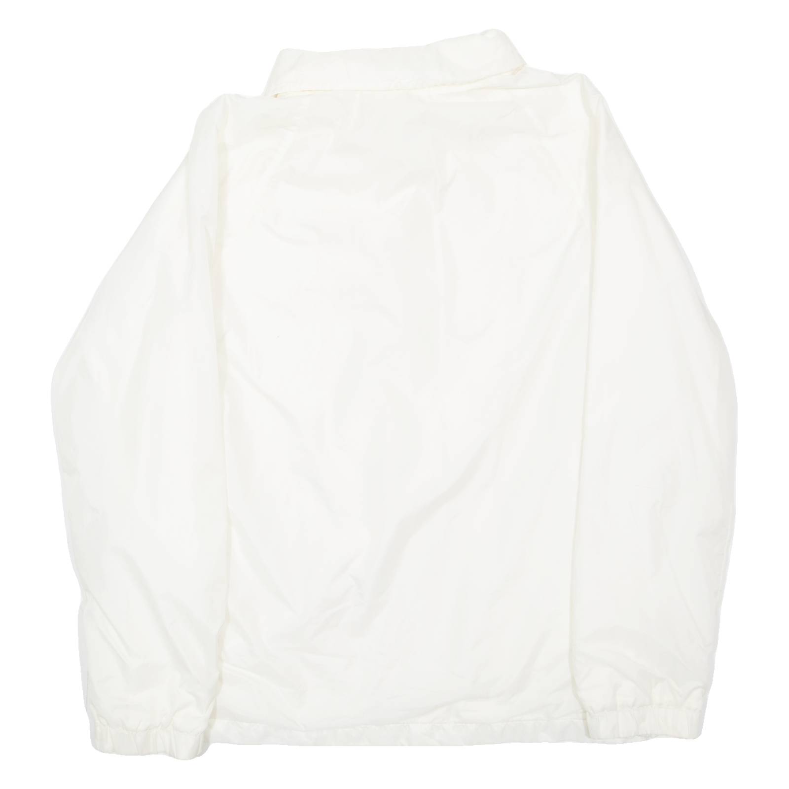 CURRENT SEEN Womens Coach Jacket White Nylon M