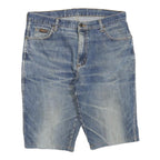 WRANGLER Womens Denim Blue Classic Shorts L W36 Cotton Blend Casual