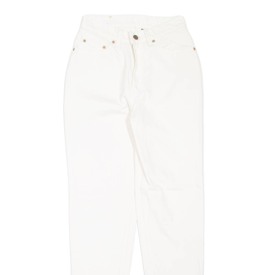 LEVI'S 512 Made In USA Womens Jeans White Regular Mom 90s W24 L31
