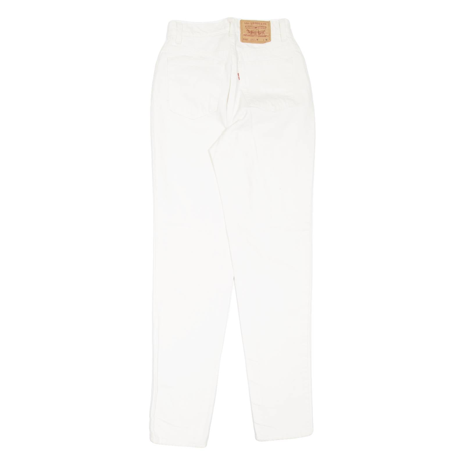 LEVI'S 512 Made In USA Womens Jeans White Regular Mom 90s W24 L31