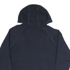 THE NORTH FACE Womens Navy Blue Hoodie L Cotton Blend Full Zip Casual Outdoor