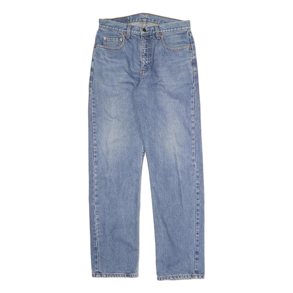 LEVI'S Mens Regular Fit Blue Denim Jeans W30 L31 Classic Cotton Blend Zip