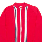 EDLON Womens Track Jacket Red Striped S
