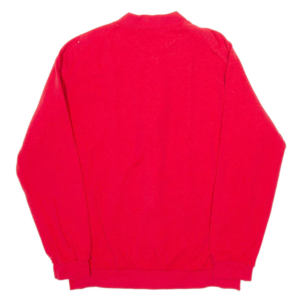 EDLON Womens Track Jacket Red Striped S