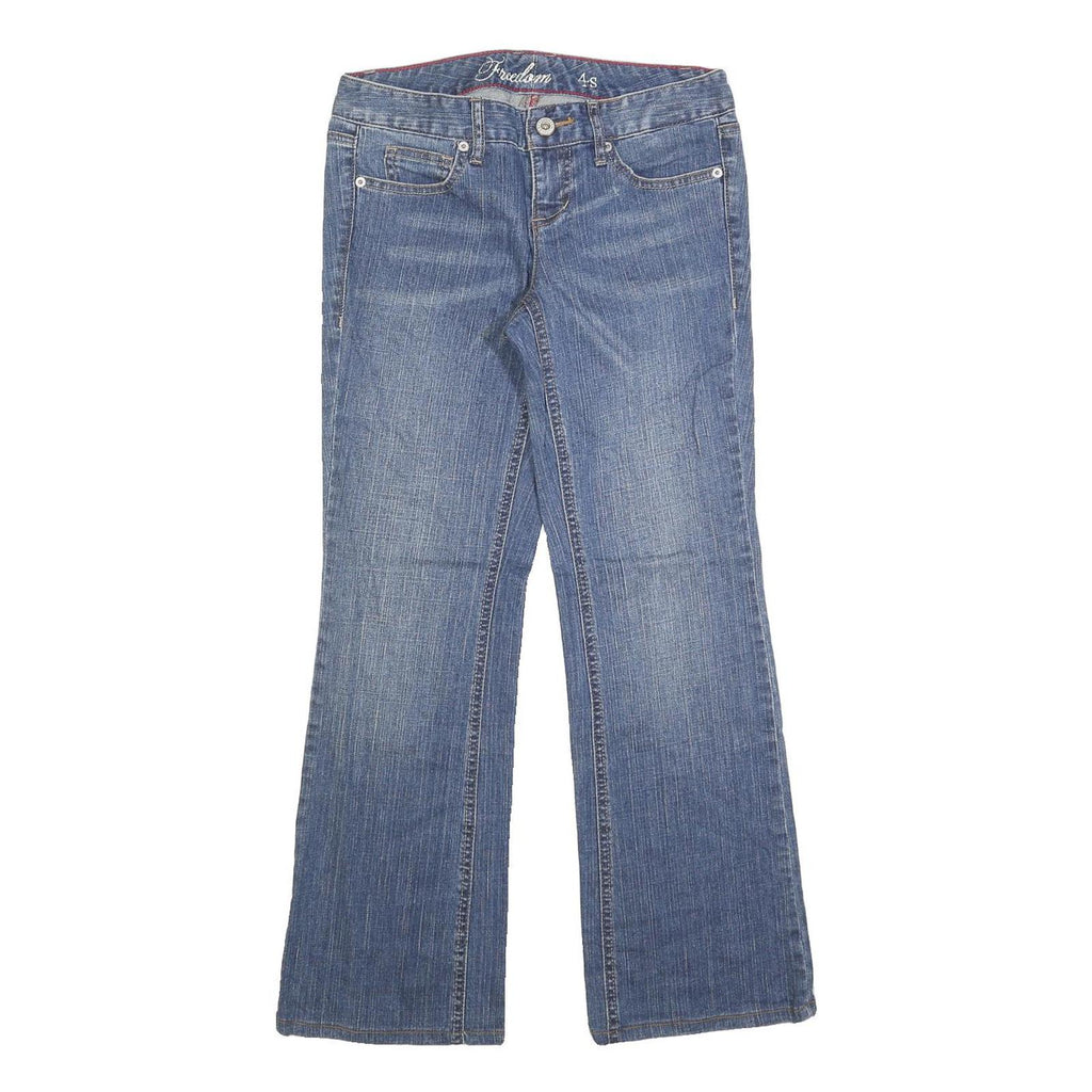 TOMMY HILFIGER Womens Blue Regular Fit Bootcut Denim Medium Wash Jeans W29 L29