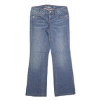 TOMMY HILFIGER Womens Blue Regular Fit Bootcut Denim Medium Wash Jeans W29 L29