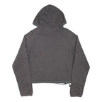 FILA Womens Grey Zip Up Hoodie M Casual Cotton Blend Drawstring Pocket