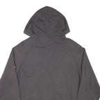 FILA Womens Grey Zip Up Hoodie M Casual Cotton Blend Drawstring Pocket