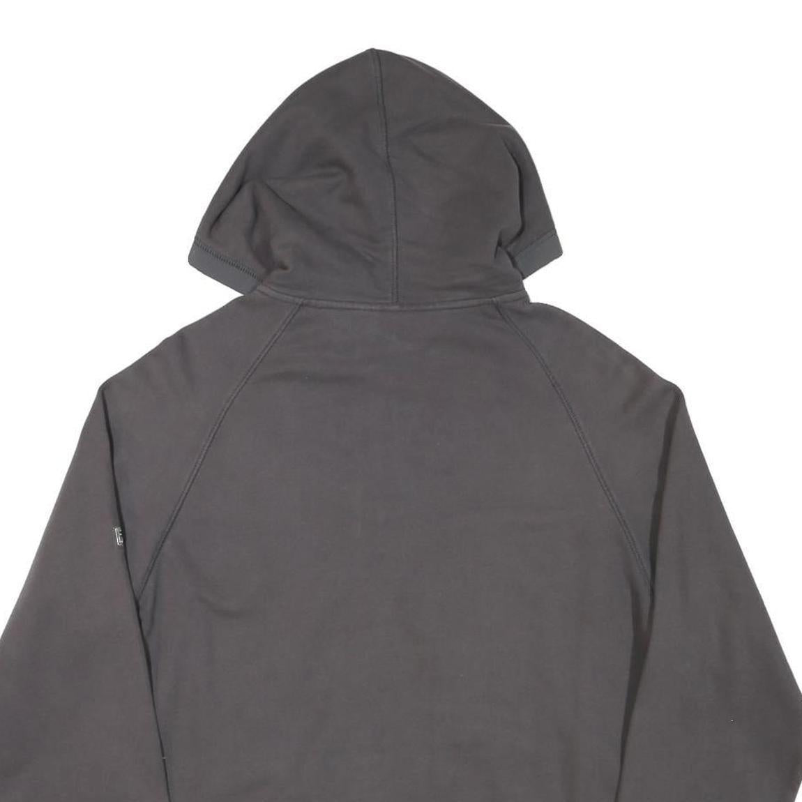 FILA Womens Grey Zip Up Hoodie M Casual Cotton Blend Drawstring Pocket