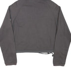 FILA Womens Grey Zip Up Hoodie M Casual Cotton Blend Drawstring Pocket