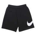 NIKE Mens Black Sports Cotton Blend Casual Shorts S W27 Elastic Waist