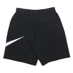 NIKE Mens Black Sports Cotton Blend Casual Shorts S W27 Elastic Waist
