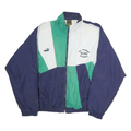PUMA Mens Blue & Green St Thomas Blues Polyester Zip Track Jacket XL Sports