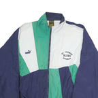 PUMA Mens Blue & Green St Thomas Blues Polyester Zip Track Jacket XL Sports