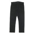 CALVIN KLEIN JEANS Mens Cotton Blend Black Slim Straight Trousers W31 L27 Casual