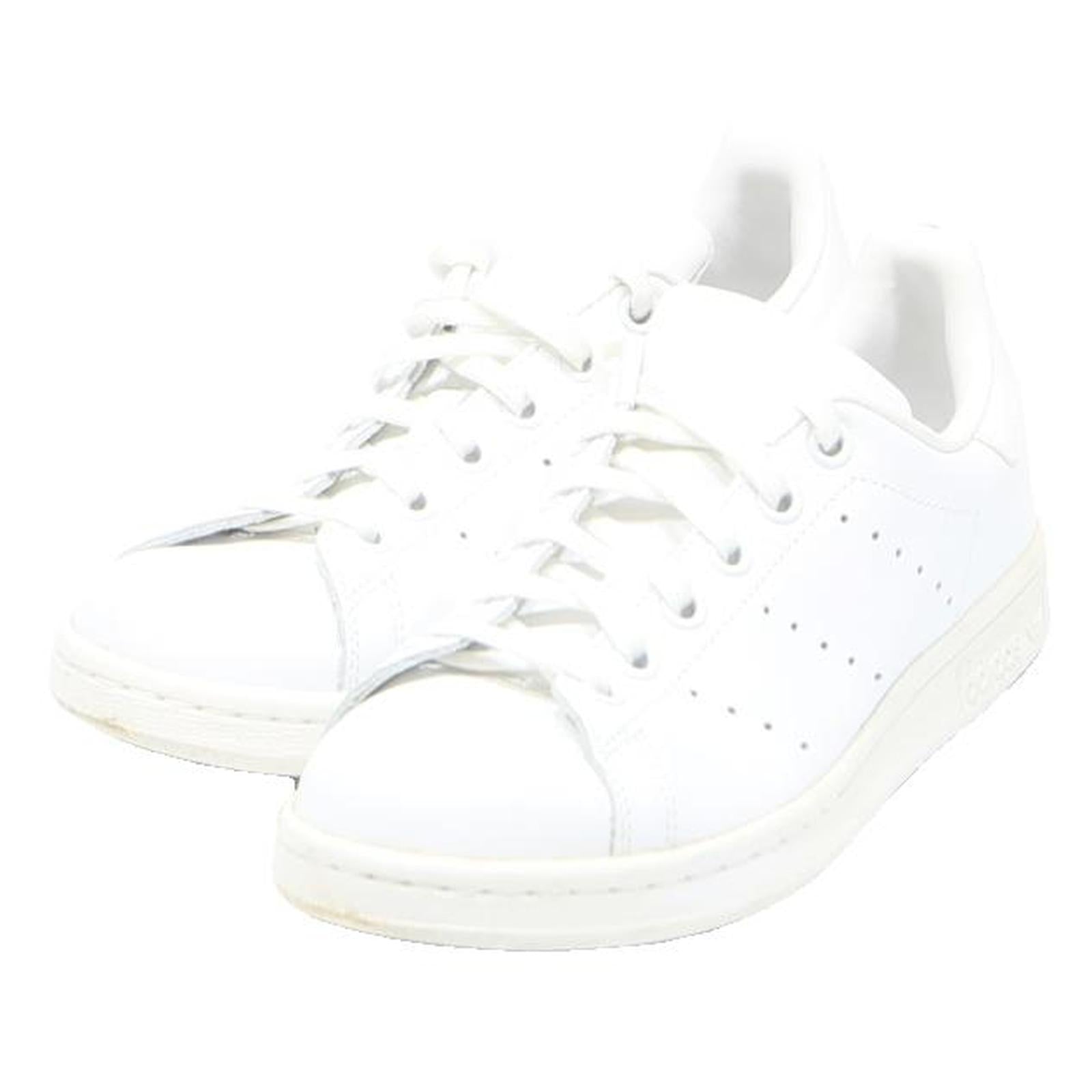 ADIDAS Stan Smith Womens White Leather UK 4 Classic Trainer Casual Footwear