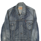 LEVI'S Mens Blue Denim Button Cotton Jacket L Classic Casual Workwear
