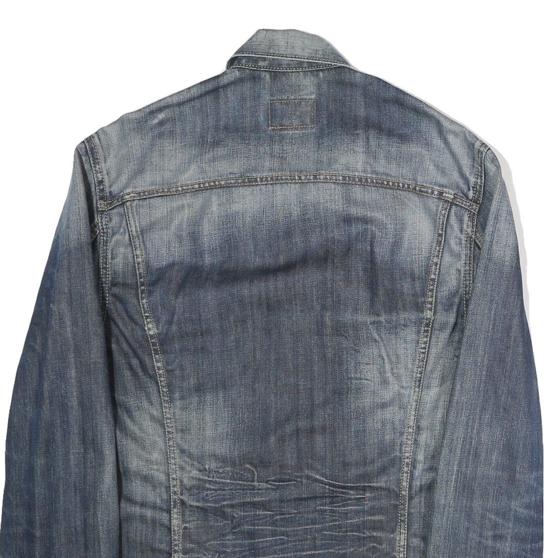 LEVI'S Mens Blue Denim Button Cotton Jacket L Classic Casual Workwear