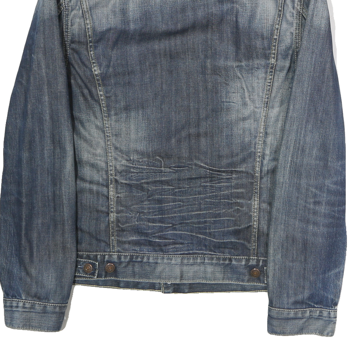 LEVI'S Mens Blue Denim Button Cotton Jacket L Classic Casual Workwear